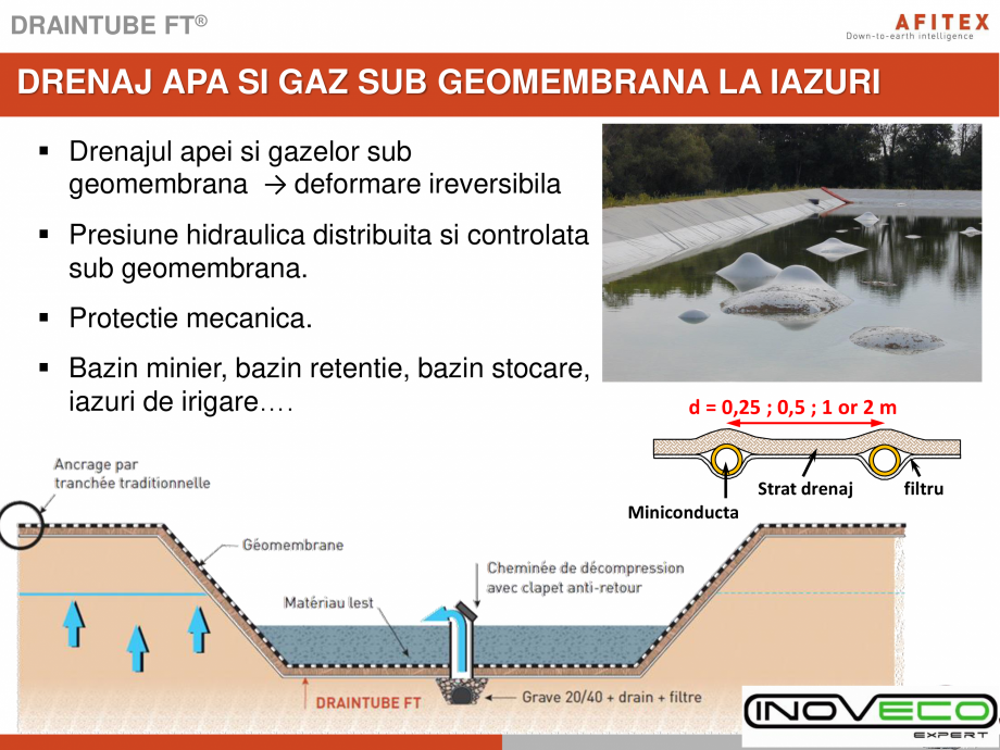 Pagina 12-Prezentare Geocompozite drenaj INOVECO Catalog, brosura Romana 
