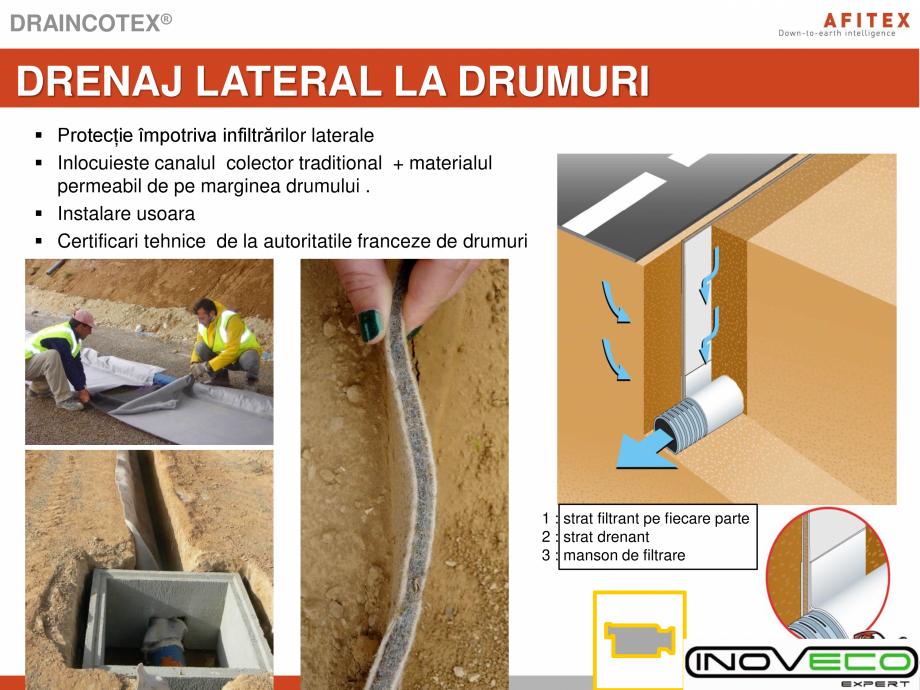 Pagina 20-Prezentare Geocompozite drenaj INOVECO Catalog, brosura Romana 