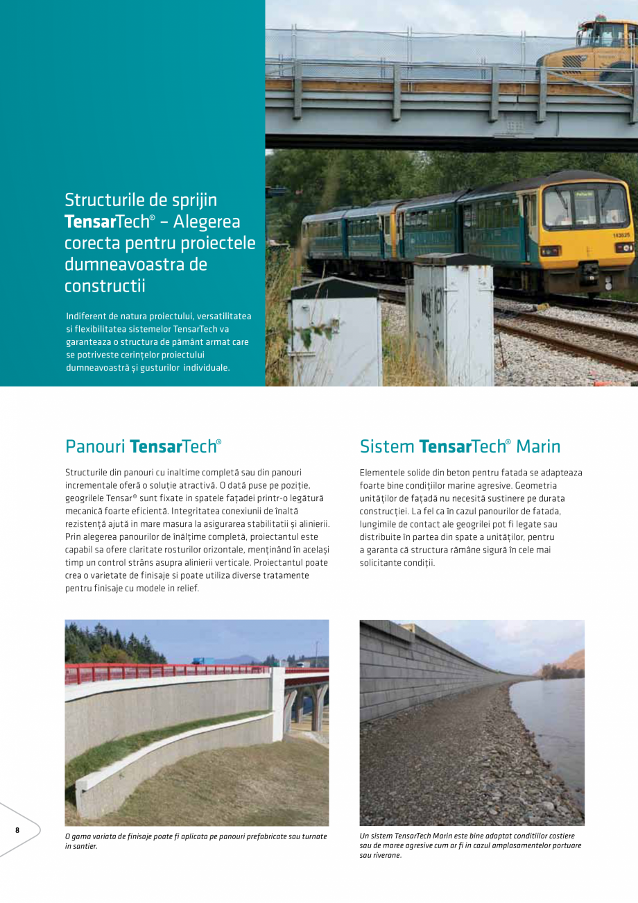 Pagina 8-Brosura - Sisteme de structuri de sprijin Tensar INOVECO TW1 Catalog, brosura Romana eaza in...