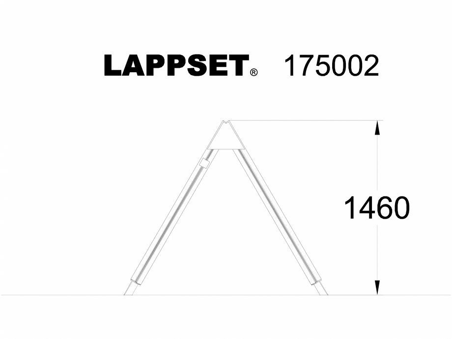 Pagina 1-CAD-DWG Echipament de joaca pentru copii - 175002 LAPPSET Detaliu de produs CLOVER 