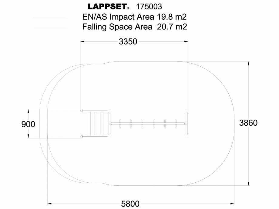 Pagina 1-CAD-DWG Echipament de joaca pentru copii - 175003  LAPPSET Detaliu de produs CLOVER 