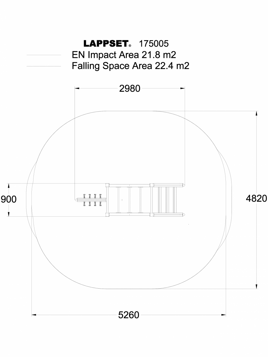 Pagina 1-CAD-DWG Echipament de joaca pentru copii - 175005 LAPPSET Detaliu de produs CLOVER 