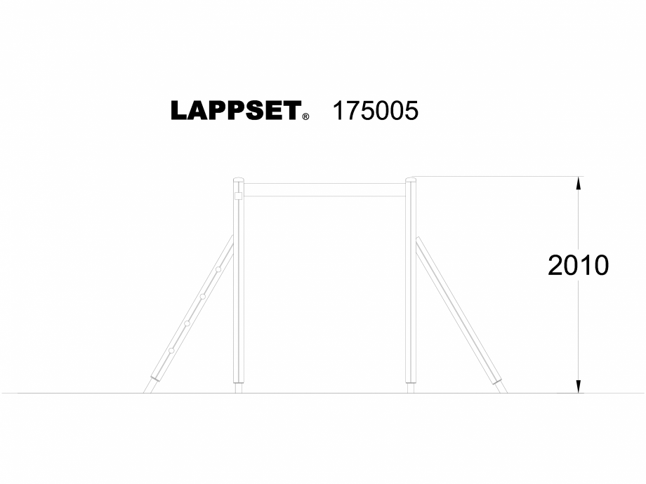 Pagina 1-CAD-DWG Echipament de joaca pentru copii - 175005 LAPPSET Detaliu de produs CLOVER 