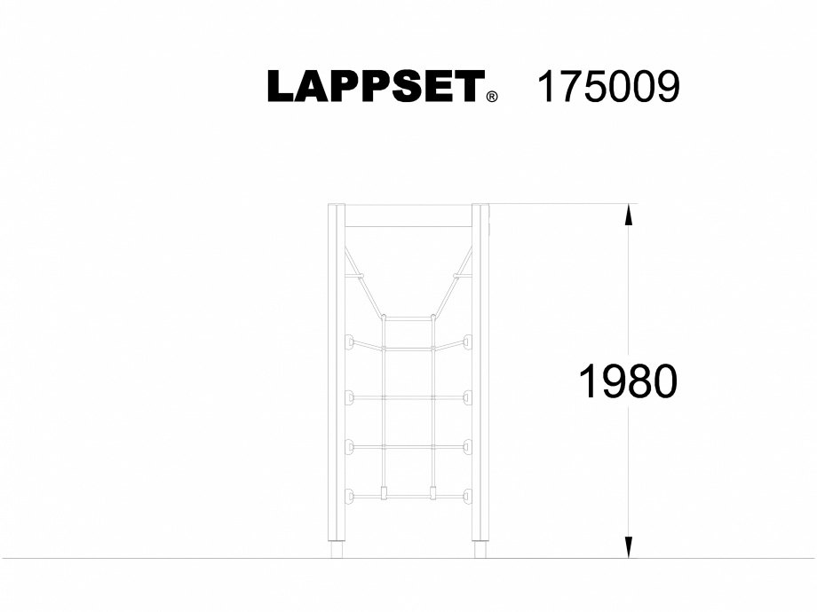 Pagina 1-CAD-DWG Echipament de joaca pentru copii - 175009 LAPPSET Detaliu de produs CLOVER 