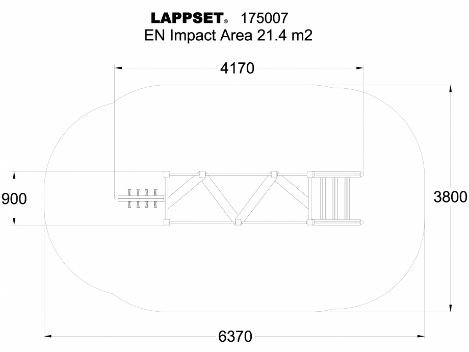 Pagina 1-CAD-DWG Echipament de joaca pentru copii - 175007 LAPPSET Detaliu de produs CLOVER 