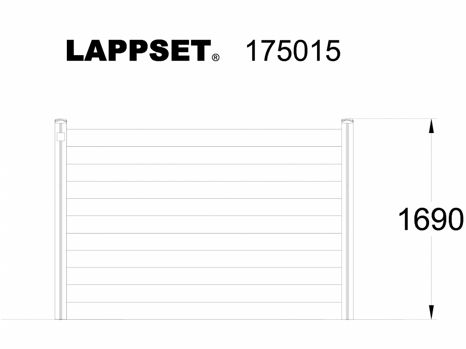Pagina 1-CAD-DWG Echipament de joaca pentru copii - 175015 LAPPSET Detaliu de produs CLOVER 