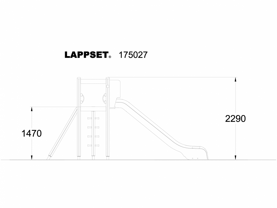 Pagina 1-CAD-DWG Echipament de joaca pentru copii - 175027 LAPPSET Detaliu de produs CLOVER 