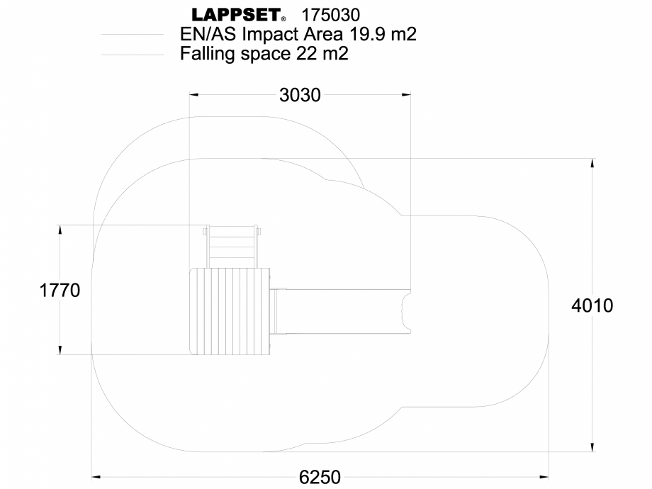 Pagina 1 - CAD-DWG Echipament de joaca pentru copii - 175030 LAPPSET Detaliu de produs CLOVER 