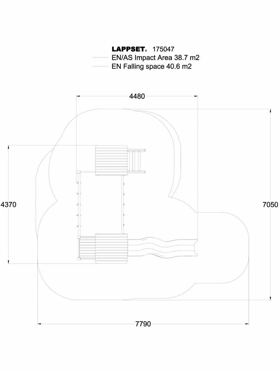 Pagina 1-CAD-DWG Echipament de joaca pentru copii - 175047 LAPPSET Detaliu de produs CLOVER 