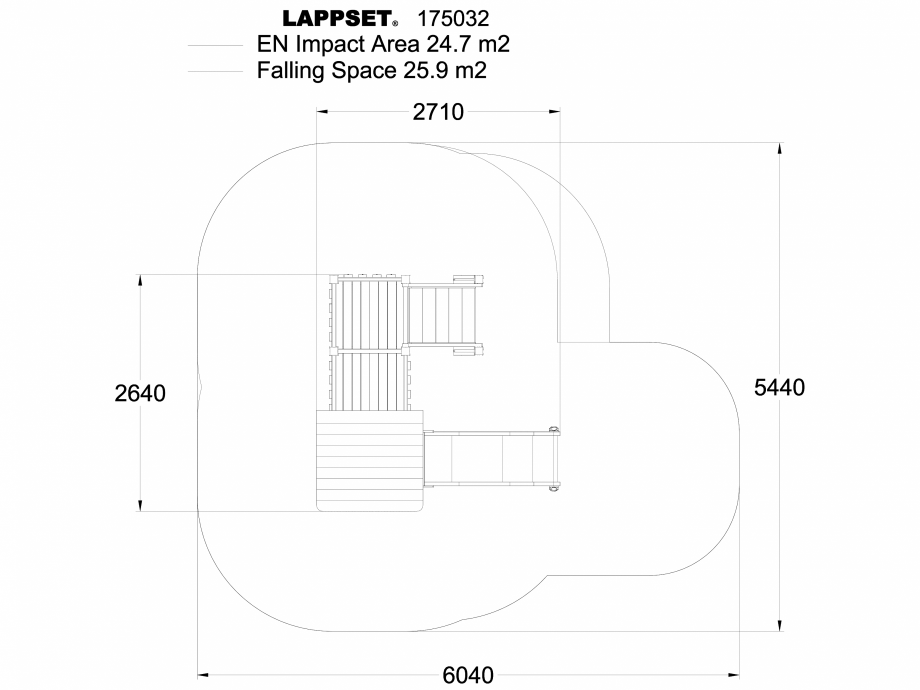 Pagina 1-CAD-DWG Echipament de joaca pentru copii - 175032 LAPPSET Detaliu de produs CLOVER 