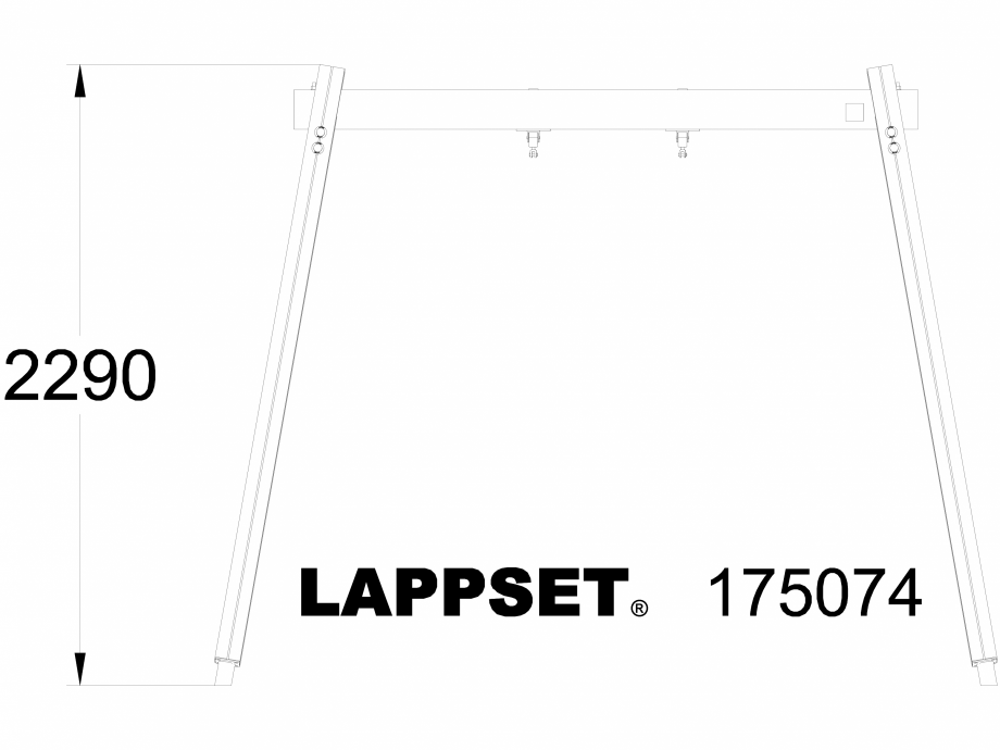 Pagina 1-CAD-DWG Echipament de joaca pentru copii - 175074 LAPPSET Detaliu de produs CLOVER 