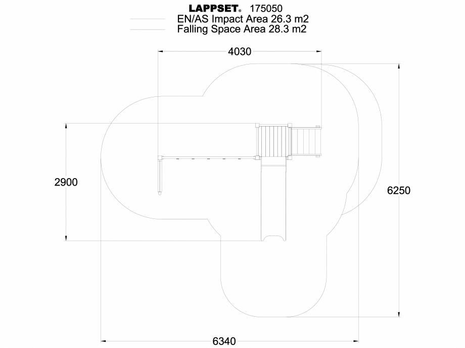 Pagina 1-CAD-DWG Echipament de joaca pentru copii - 175050 LAPPSET Detaliu de produs CLOVER 