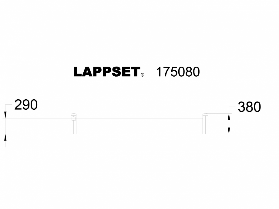 Pagina 1-CAD-DWG Echipament de joaca pentru copii - 175080 LAPPSET Detaliu de produs CLOVER 