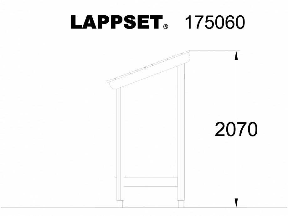 Pagina 1-CAD-DWG Echipament de joaca pentru copii - 175060 LAPPSET Detaliu de produs CLOVER 