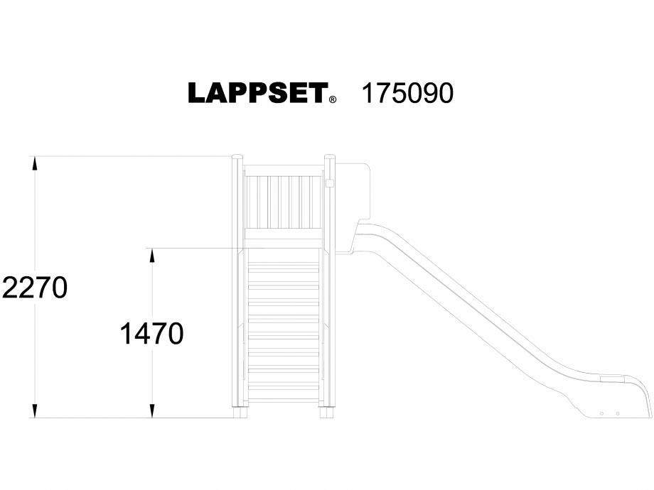 Pagina 1-CAD-DWG Echipament de joaca pentru copii - 175090 LAPPSET Detaliu de produs CLOVER 