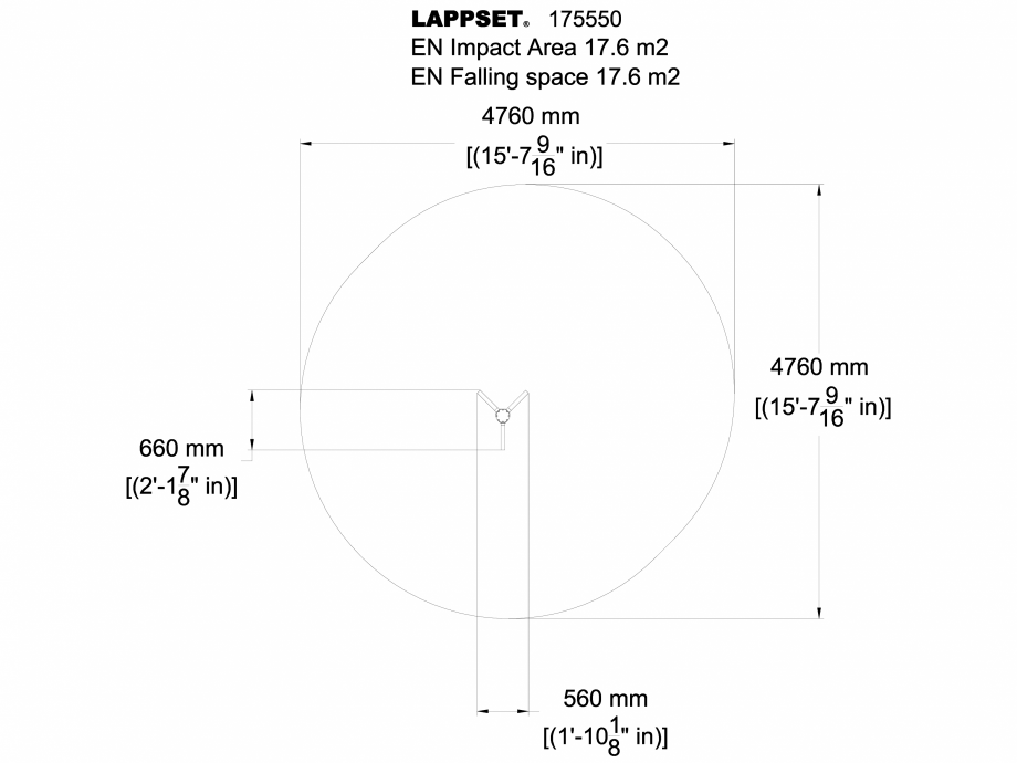 Pagina 1 - CAD-DWG Echipament de joaca pentru copii - 175550 LAPPSET Detaliu de produs FLORA 