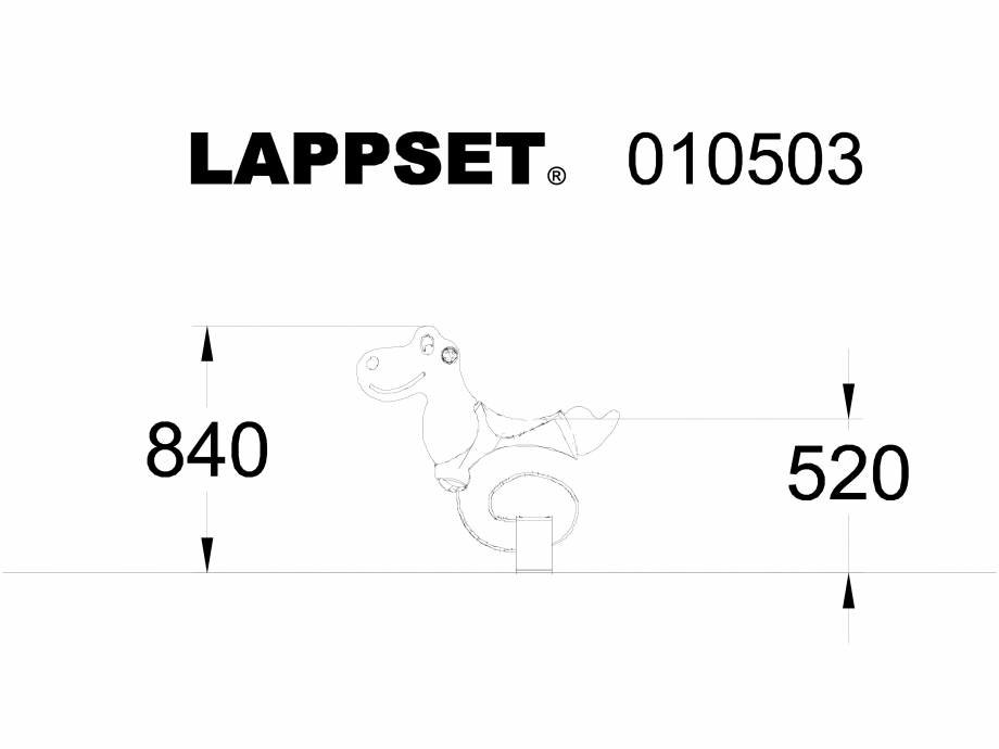Pagina 1-CAD-DWG Echipament de joaca pentru copii - 010503 LAPPSET Detaliu de produs NEW FINNO 