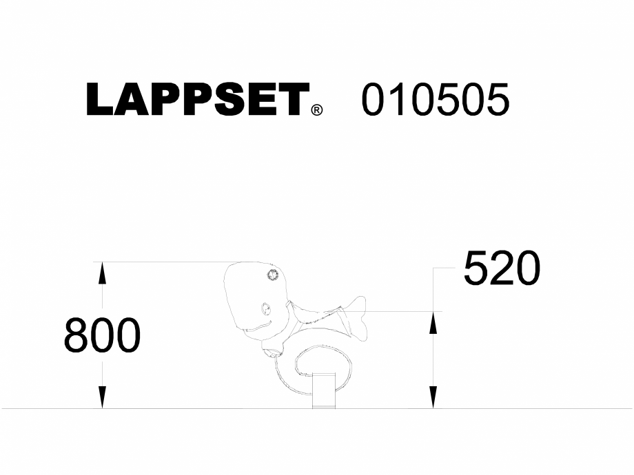 Pagina 1-CAD-DWG Echipament de joaca pentru copii - 010505 LAPPSET Detaliu de produs NEW FINNO 