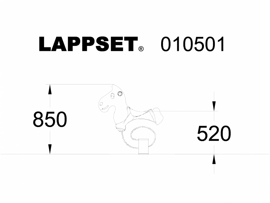 Pagina 1-CAD-DWG Echipament de joaca pentru copii - 010501 LAPPSET Detaliu de produs NEW FINNO 