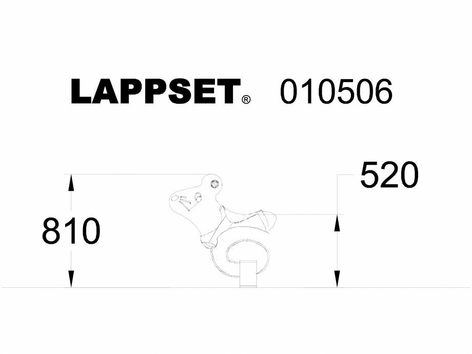 Pagina 1-CAD-DWG Echipament de joaca pentru copii - 010506 LAPPSET Detaliu de produs NEW FINNO 