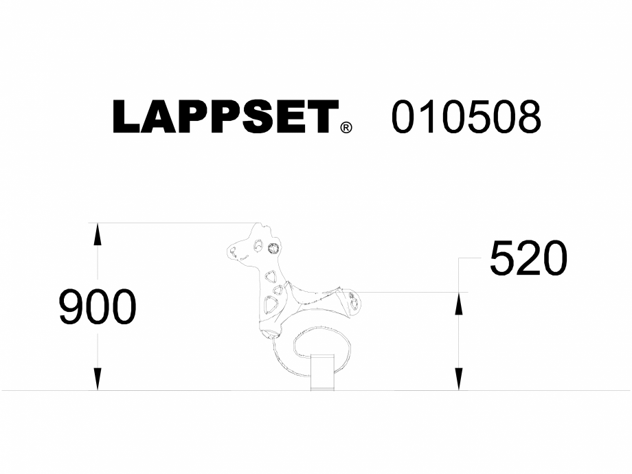 Pagina 1-CAD-DWG Echipament de joaca pentru copii - 010508 LAPPSET Detaliu de produs NEW FINNO 