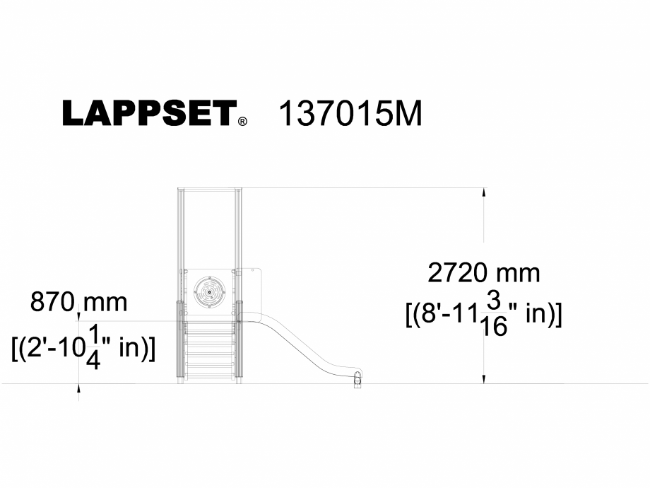 Pagina 1-CAD-DWG Echipament de joaca pentru copii - 137015 LAPPSET Detaliu de produs NEW FINNO 