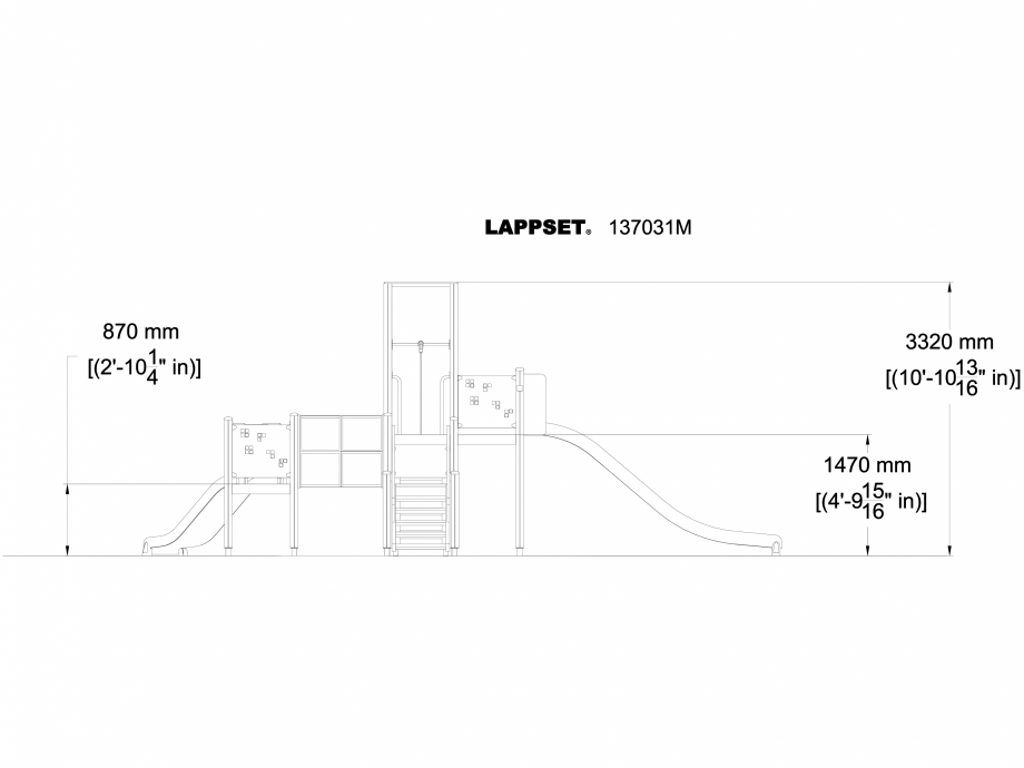 Pagina 1-CAD-DWG Echipament de joaca pentru copii - 137031 LAPPSET Detaliu de produs NEW FINNO 