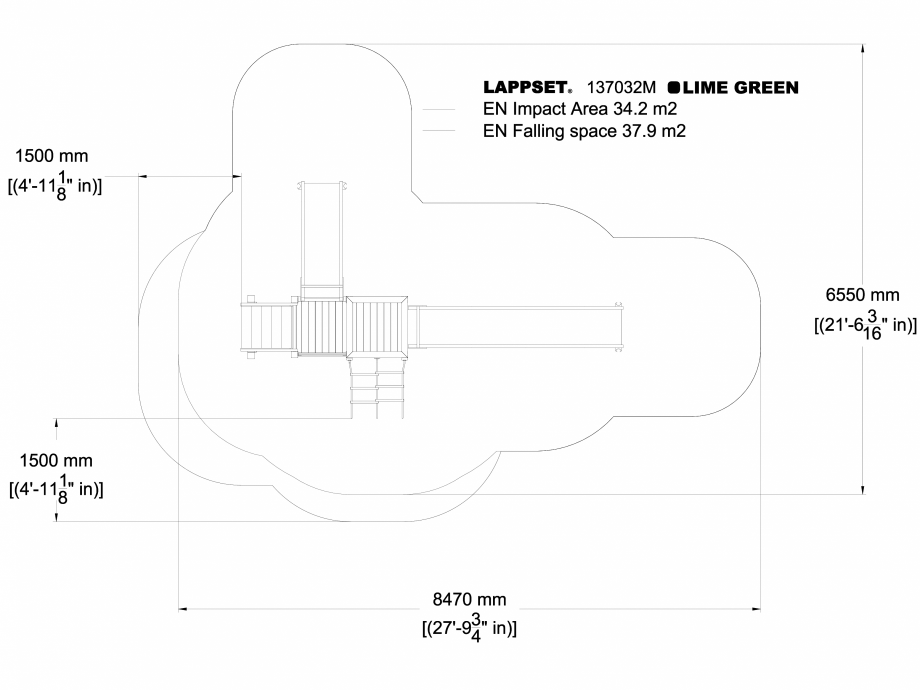 Pagina 1-CAD-DWG Echipament de joaca pentru copii - 137032 LAPPSET Detaliu de produs NEW FINNO 