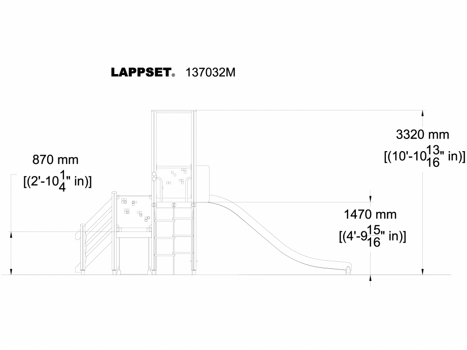 Pagina 1-CAD-DWG Echipament de joaca pentru copii - 137032 LAPPSET Detaliu de produs NEW FINNO 