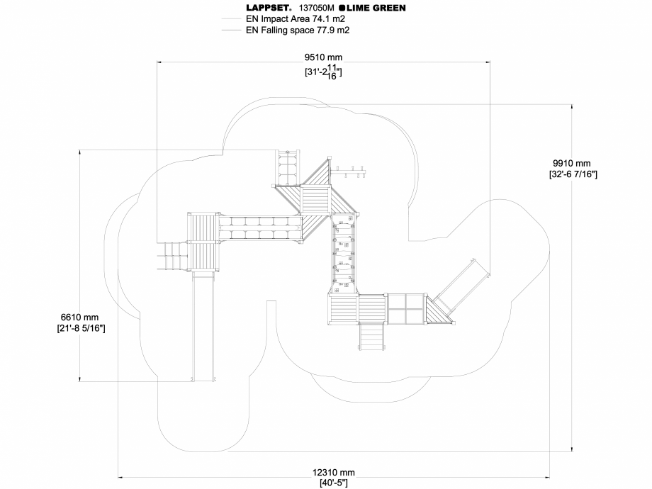 Pagina 1-CAD-DWG Echipament de joaca pentru copii - 137050 LAPPSET Detaliu de produs NEW FINNO 