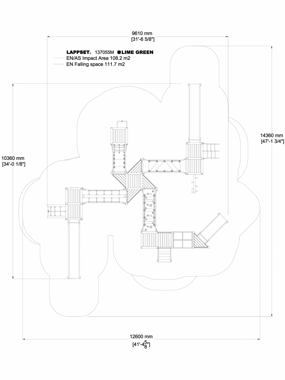 Pagina 1-CAD-DWG Echipament de joaca pentru copii - 137055 LAPPSET Detaliu de produs NEW FINNO 