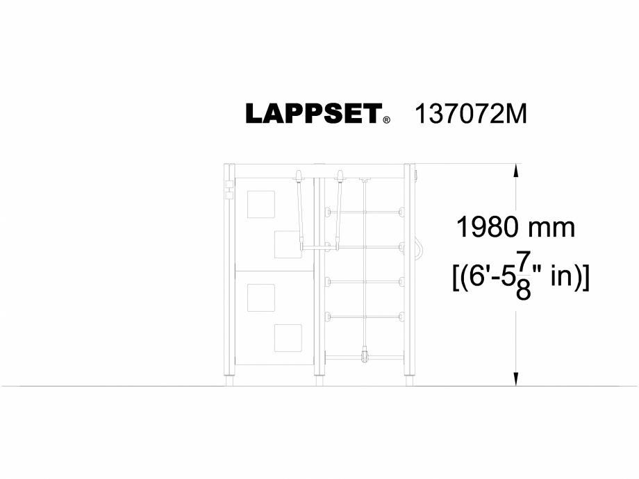 Pagina 1-CAD-DWG Echipament de joaca pentru copii - 137072 LAPPSET Detaliu de produs NEW FINNO 