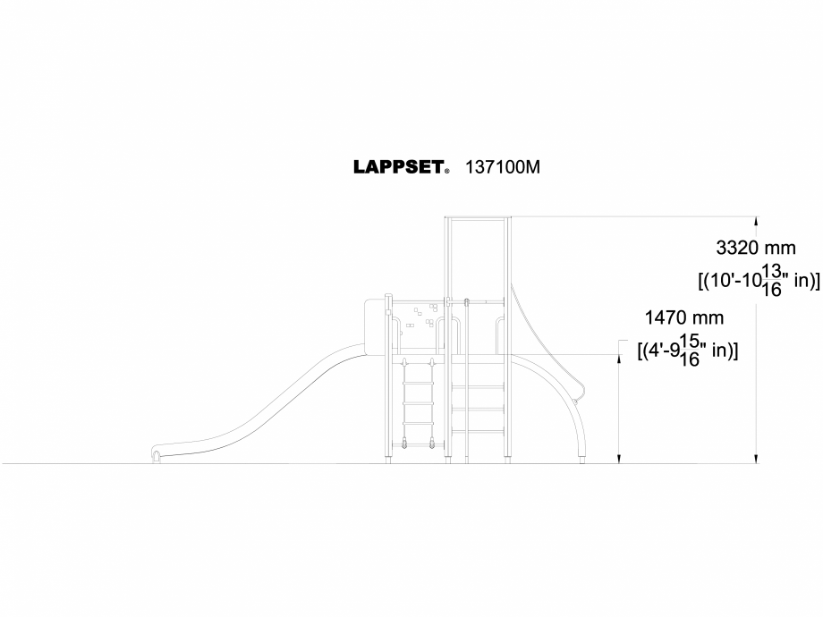 Pagina 1-CAD-DWG Echipament de joaca pentru copii - 137100 LAPPSET Detaliu de produs NEW FINNO 