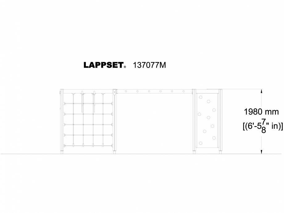 Pagina 1 - CAD-DWG Echipament de joaca pentru copii - 137077 LAPPSET Detaliu de produs NEW FINNO 