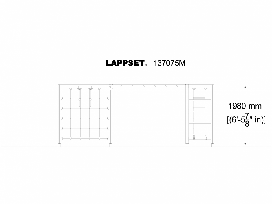 Pagina 1-CAD-DWG Echipament de joaca pentru copii - 137075 LAPPSET Detaliu de produs NEW FINNO 