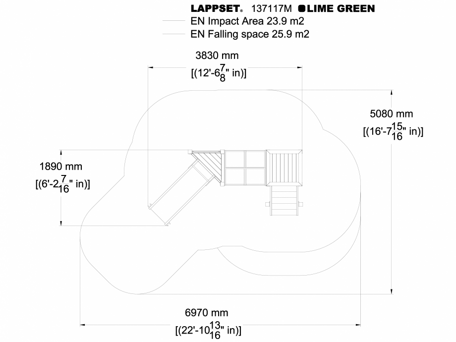 Pagina 1-CAD-DWG Echipament de joaca pentru copii - 137117 LAPPSET Detaliu de produs NEW FINNO 
