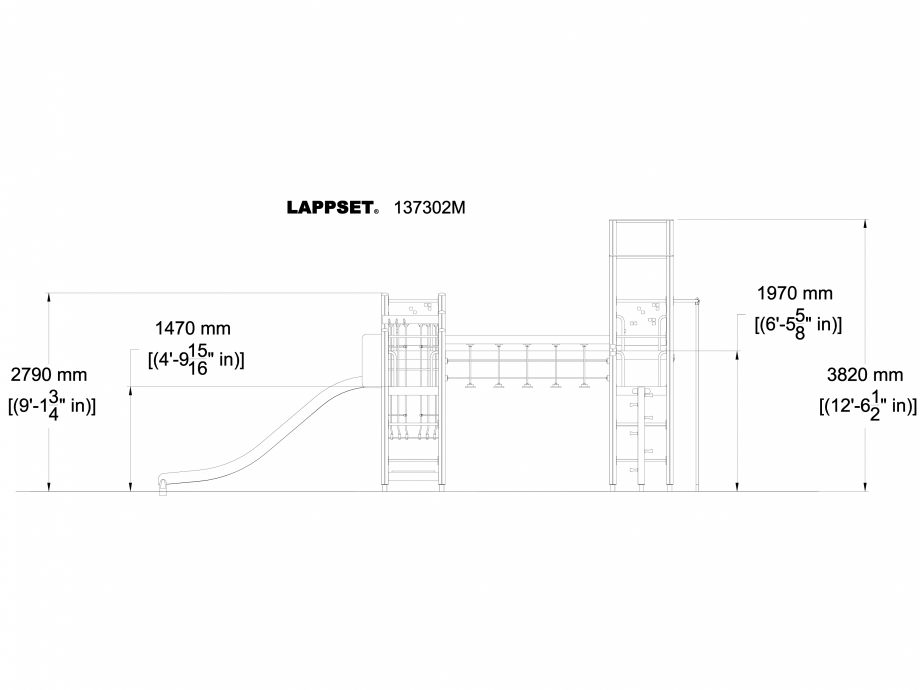 Pagina 1-CAD-DWG Echipament de joaca pentru copii - 137302 LAPPSET Detaliu de produs NEW FINNO 