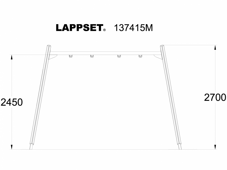 Pagina 1-CAD-DWG Echipament de joaca pentru copii - 137415 LAPPSET Detaliu de produs NEW FINNO 