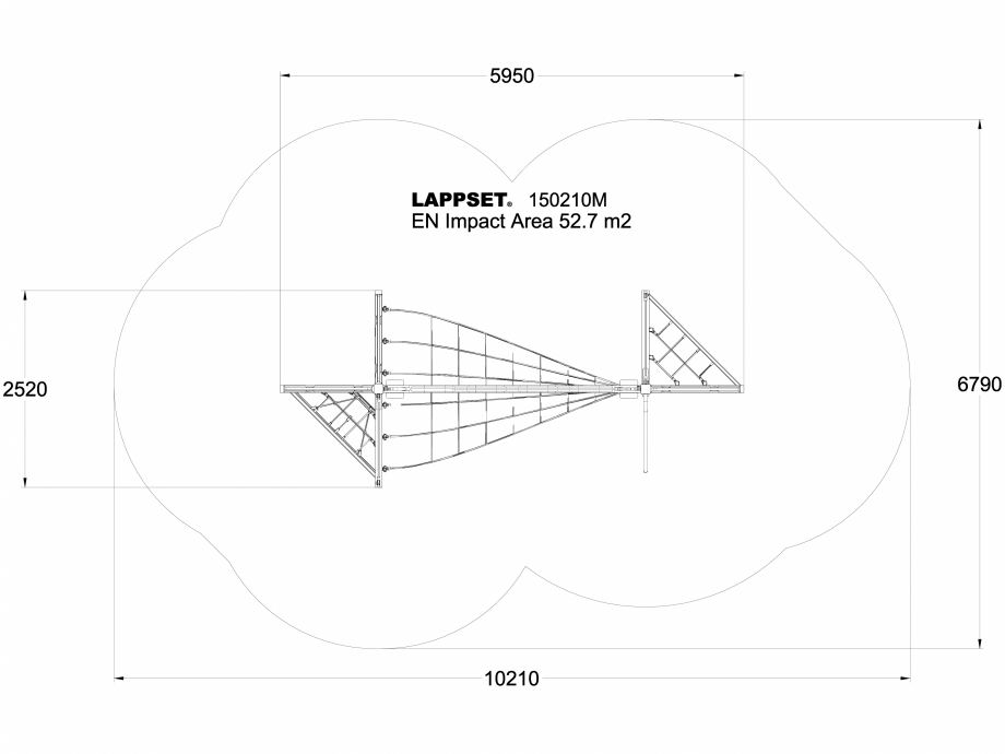 Pagina 1-CAD-DWG Echipament de joaca pentru copii - 150210 LAPPSET Detaliu de produs NEW FINNO 