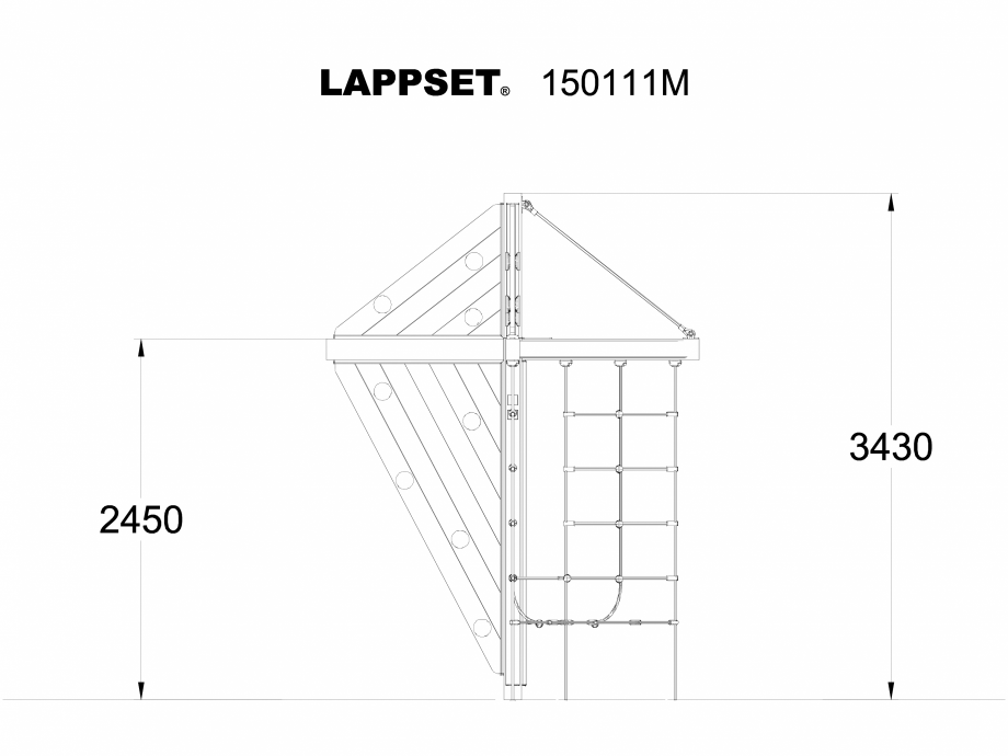 Pagina 1-CAD-DWG Echipament de joaca pentru copii - 150111 LAPPSET Detaliu de produs NEW FINNO 