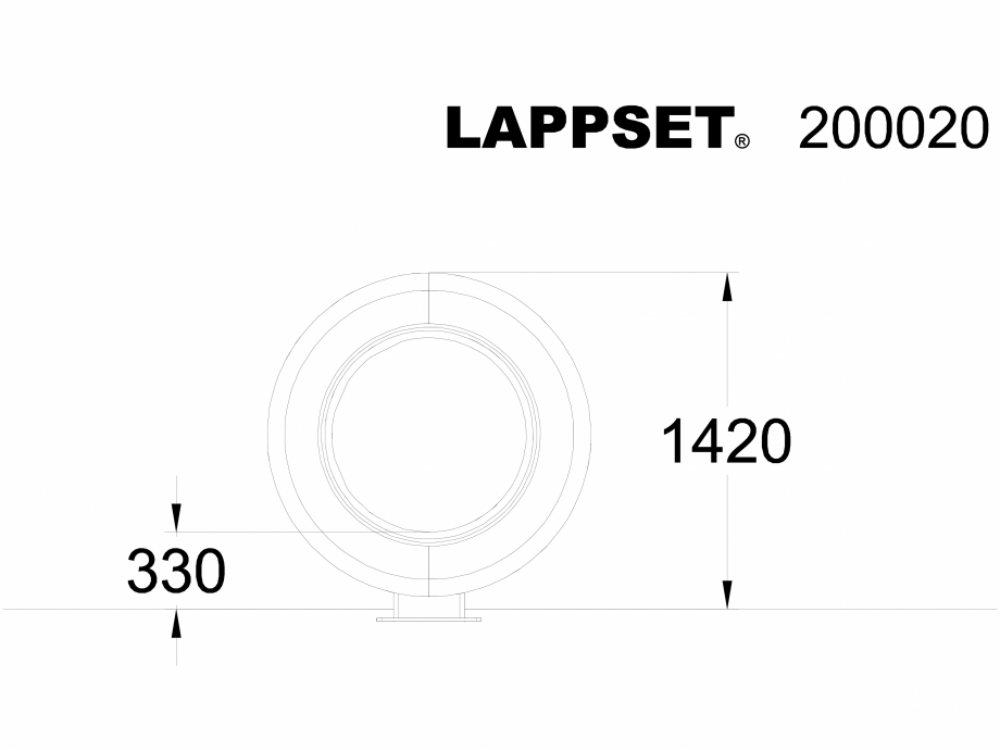 Pagina 1-CAD-DWG Echipament de joaca pentru copii - 200020 LAPPSET Detaliu de produs NEW FINNO 