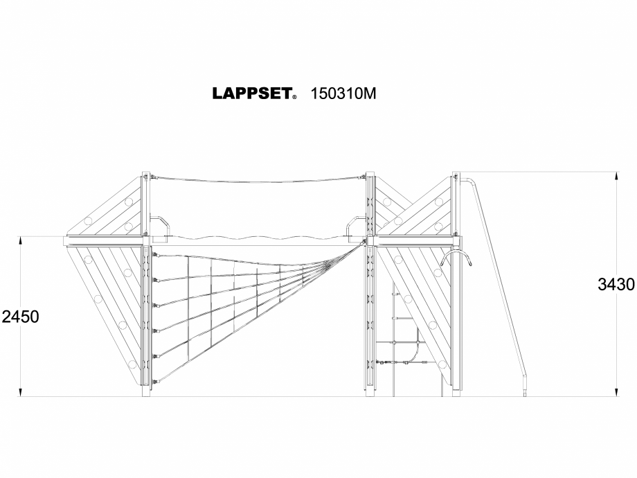 Pagina 1-CAD-DWG Echipament de joaca pentru copii - 150310 LAPPSET Detaliu de produs NEW FINNO 