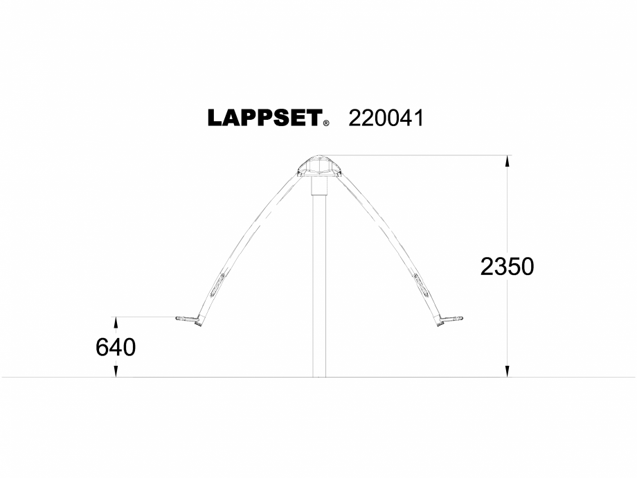 Pagina 1-CAD-DWG Echipament de joaca pentru copii - 220041 LAPPSET Detaliu de produs NEW FINNO 