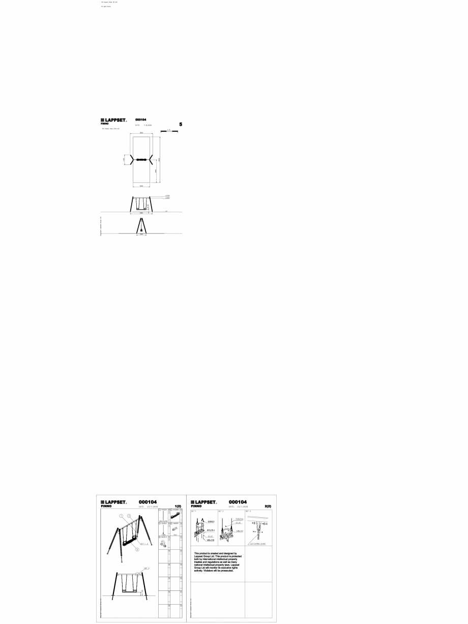 Pagina 1-CAD-DWG Echipament de joaca pentru copii - 000104 LAPPSET Detaliu de produs CLOXX 