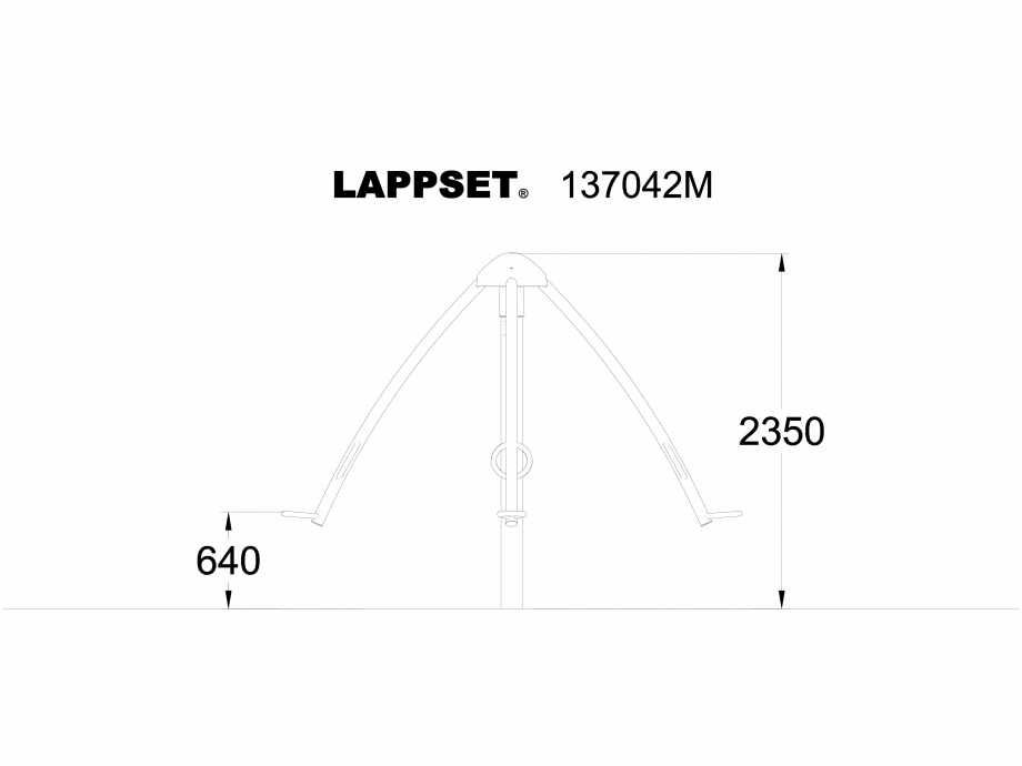 Pagina 1-CAD-DWG Echipament de joaca pentru copii - 137042MSI LAPPSET Detaliu de produs CLOXX 