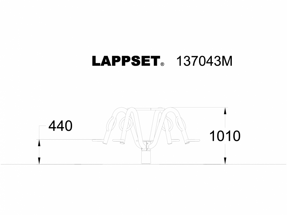 Pagina 1 - CAD-DWG Echipament de joaca pentru copii - 137043MSI LAPPSET Detaliu de produs CLOXX 