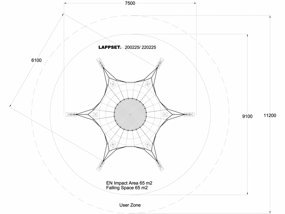 Pagina 1-CAD-DWG Echipament de joaca pentru copii - 200225(1) LAPPSET Detaliu de produs CLOXX 