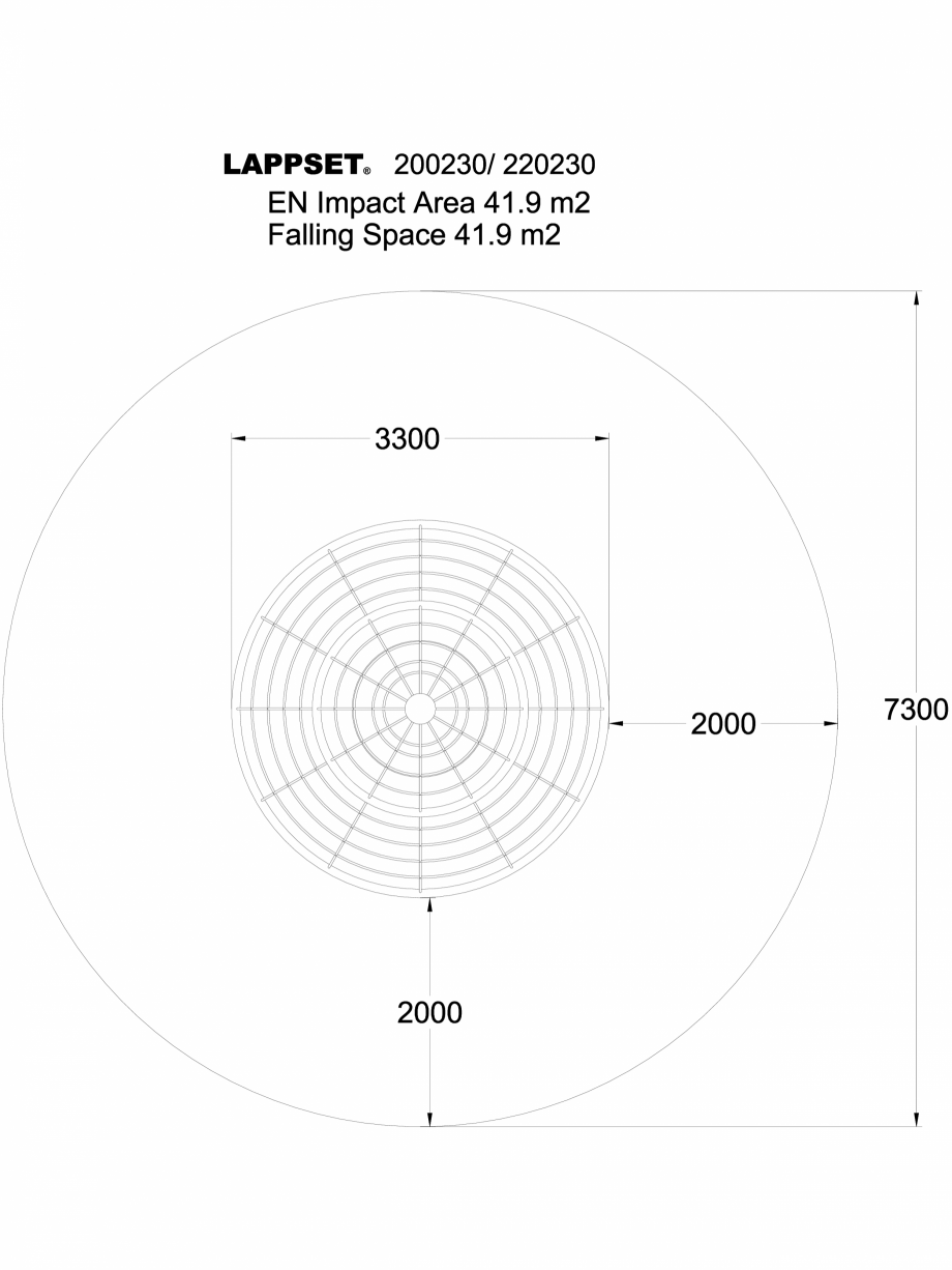 Pagina 1-CAD-DWG Echipament de joaca pentru copii - 200230(1) LAPPSET Detaliu de produs CLOXX 