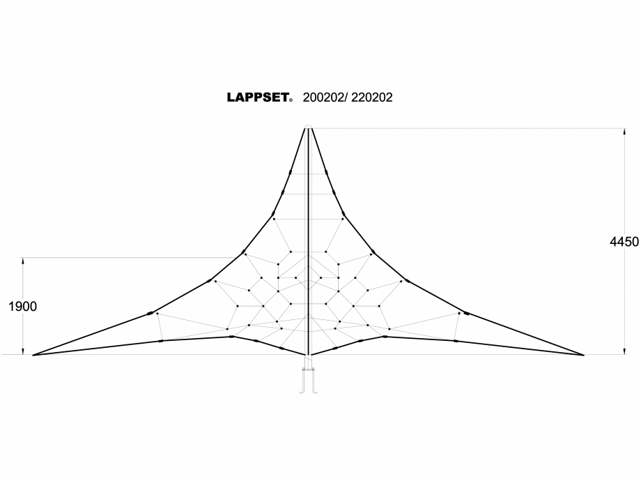 Pagina 1-CAD-DWG Echipament de joaca pentru copii - 200202 LAPPSET Detaliu de produs CLOXX 