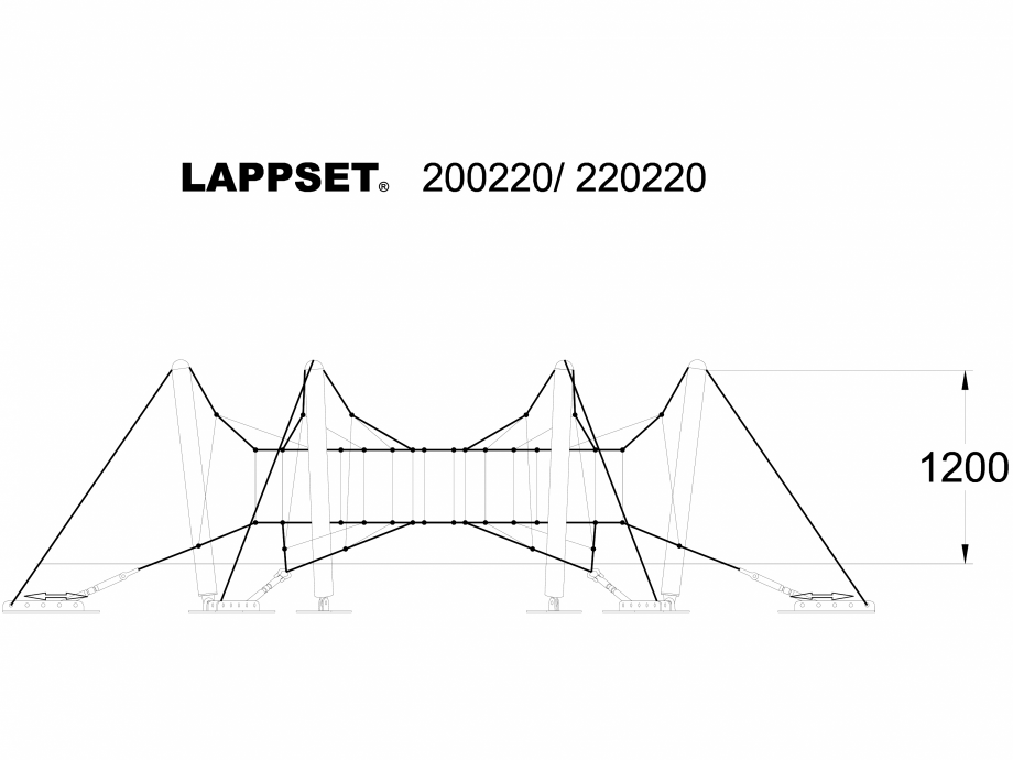 Pagina 1-CAD-DWG Echipament de joaca pentru copii - 200220 LAPPSET Detaliu de produs CLOXX 